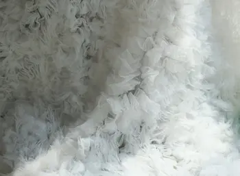3D pelēks savirmot Auduma, haute couture kleita auduma, Photography Prop Fons, kāzu prop, līgavas kleitu audumu 2016. gadam jauniem ierašanās