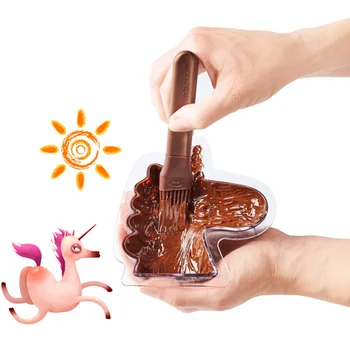 3D unicorn formas plastmasas šokolādes pelējuma kūka apdare Konfektes, konditorejas izstrādājumi, instrumenti, Polikarbonāta Šokolādes Pelējuma cepšanai