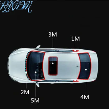 3M Automašīnas jumta lūka, uzlīmes, zīmogu par Opel Mokka Corsa Astra G J H zīmotnes Vectra Zafira Kadett Moncā Combo Meriva AUTO Piederumi