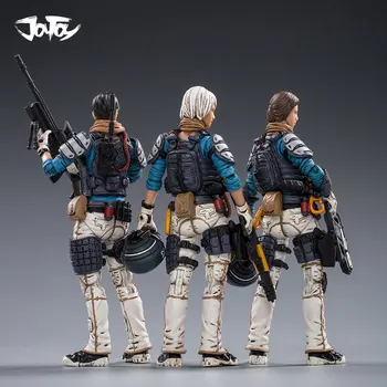 (3PCS/Komplekts) JOYTOY 1/18 anime skaitļi Starpzvaigžņu Federācijas (JA)militāro karavīrs attēls modeli, rotaļlietas, rotaļlietu kolekcija