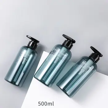 3Pcs 500ml Tukša Pudele Komplekts Šampūns Dušas Želeja Matu Kondicionieris Nospiediet Dozatoru Q0KD