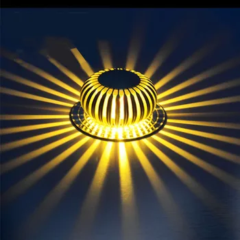 3W RGB LED Griestu Gaismas ,Iegultās Griestu lampa Izkliedējot Gaismas Dizaina Alumīnija Dzīves Telpā, Foajē Lieveņa mājas Apgaismojums Dekori