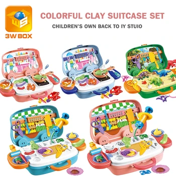 3WBOX Bērniem, Rotaļlietas, Virtuves Ar bīdāmajām čemodāns Simulācijas Izglītības Rotaļlietas, Mini Pārtikas Izlikties, Spēlēt Griešanas Lomu Spēlē GirlsToys
