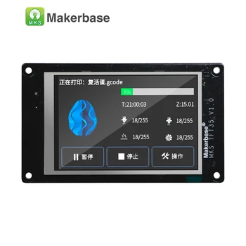 3d printera displeja piegādes MKS TFT35 V1.0 touch screen + MKS WIFI modulis tālvadības 3.5 collu LCD panelis krāsains displayer