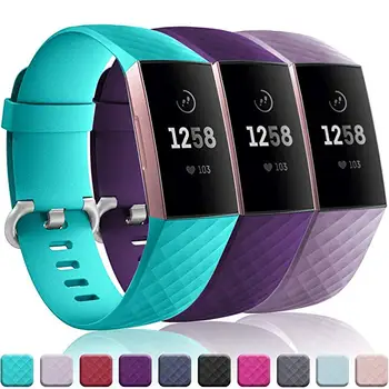 3pack Par Fitbit Maksas 3 Aproce Delnas Siksniņu, Smart Watch Band Siksniņas Mīksta Watchband Nomaiņa Smartwatch Grupa Sievietes Vīrieši