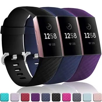 3pack Par Fitbit Maksas 3 Aproce Delnas Siksniņu, Smart Watch Band Siksniņas Mīksta Watchband Nomaiņa Smartwatch Grupa Sievietes Vīrieši