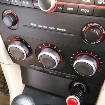 3pcs Gaisa Kondicionēšanas iekārtu Uzstādīšanas siltuma vadības Slēdzis slēdzis AC Rokturi Mazda 2 Mazda 3 M3 2004-2013 auto piederumi