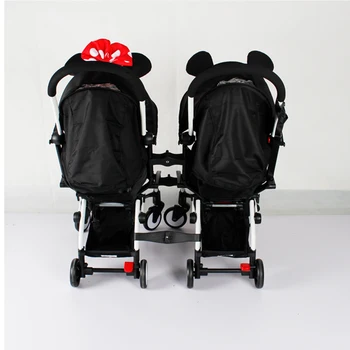 3pcs Savienotāju Bušs ievietot ratiņi par babyzen yoyo bērnu yoya sport pieslēgvietas adapteris veikt YOYO vērā ratiņi dvīņiem
