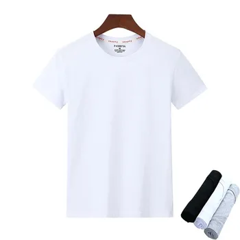 3pcs/daudz vienkrāsainu sieviešu T-Krekli, Kokvilna Gadījuma Īsām Piedurknēm T-krekls Mens Augstas Kvalitātes Tee Krekls Vasaras Camisetas Hombre