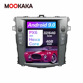 4+128G Tesla Ekrāna 2007. - 2013. gadam Toyota Corolla Android 9.0 Auto Multimediju Atskaņotājs, GPS Navigācija, Audio, Radio, Stereo Galvas Vienības