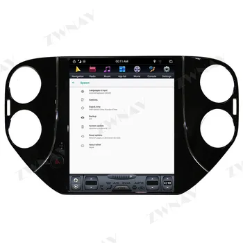 4+128G Tesla Ekrāna VW Tiguan Android 9 Auto Multimediju Atskaņotājs, GPS, Radio, Stereo Galvas Vienības
