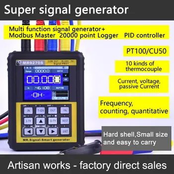 4-20mA signāls kalibrēšanas ģeneratora Strāva PT100 termopāri Spiediena raidītājs Malkas PID frekvenču MR9270S