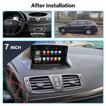 4+64GB Android 10 Renault Megane 3 Fluence 2009-Auto GPS Navigācija, Atskaņotāju, Auto Multimedia Player Galvas Vienības magnetofona