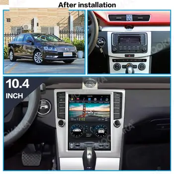 4+64GB Verticl Tesla Ekrāna VW Passat Magotan CC 2007 2008-Android 9.0 Auto Multimediju Atskaņotājs, GPS Audio Radio Vadītājs Vienību