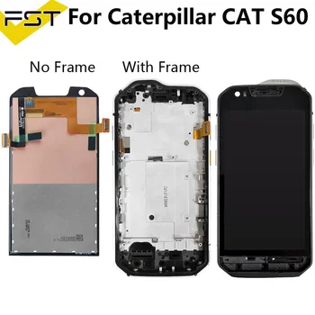 4.7 collu Caterpillar CAT S60 LCD+Touch Screen Digitizer Montāža ar Rāmja Rezerves Daļas+Instrumenti