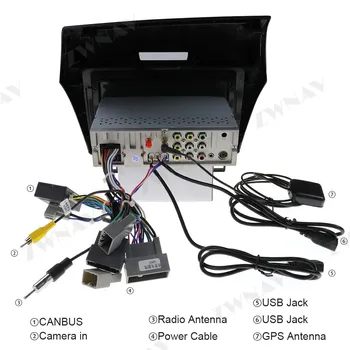 4 Core Android 10.0 Auto Multimedia player Honda Jade 2010-2017 GPS Navi Audio Radio stereo touch screen vadītājs vienība bez maksas kartē