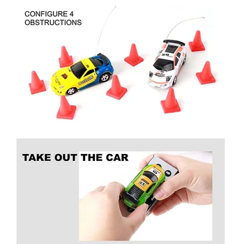 4 Kanālu Koksa Varat Mini RC Auto Elektroniskās Automašīnas Radio Tālvadības Mikro Sacīkšu Auto, Mazas Rotaļlietas, Dāvanas Bērniem, Zēni