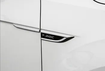 4 Kustības 4X4 4Motion Sānu Spārnu Fender Emblēmas Nozīmīti, uzlīmi, Melns, oriģināls Auto Stils Par Volkswagen T-Roc T Roc 2018 2019