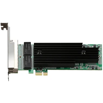 4) Ostas 1000Mbps RJ45 PCI Express 1X Tīkla Karte PCIe, lai Gigabit Ethernet LAN Kartes 82575 Mikroshēmu Desktop