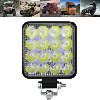 4 Pack 48W 16 LED Darba Gaismas Plūdu Staru Josla Automašīnas SUV, ATV bezceļa Braukšanas Miglas Lukturi