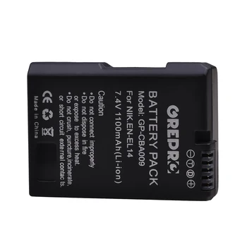 4-Pack EN-EL14 LV-EL14A Akumulatora+ Tipa-C LED Lādētājs Nikon P7800 P7700 LV EL14 EL14A P7000 D5600 D5300 D5200 D3500 D3400