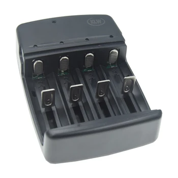 4 slots Smart USB Akumulatora Lādētājs atkārtoti Uzlādējams 1.6 V NI-ZN AA AAA 3.2 V LiFePo4 32650 18650 14500 akumulators Akumulatora lādētājs