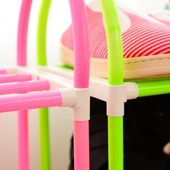4-slāni portatīvo Plastmasas kurpes Noņemams plaukts Uzglabāšanai Plauktu, dzīvojamās istabas mēbeles 3 pieejamās krāsas kurpes sgelf ZL301-1