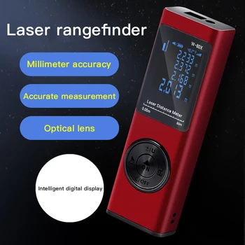 40/80m Digitālo Laser Rangefinder Portatīvo Lāzera Attāluma Mērītājs USB Uzlādes Rangefinder Mini Rokas Attāluma Mērīšanas Mērītājs