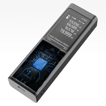 40/80m Digitālo Laser Rangefinder Portatīvo Lāzera Attāluma Mērītājs USB Uzlādes Rangefinder Mini Rokas Attāluma Mērīšanas Mērītājs