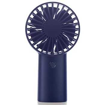 4000Mah Lādējamu Usb Rokas Mini Ventilators Silent Gaisa Dzesētāja Portatīvie Ventilatori, Galda, Mājas Zila