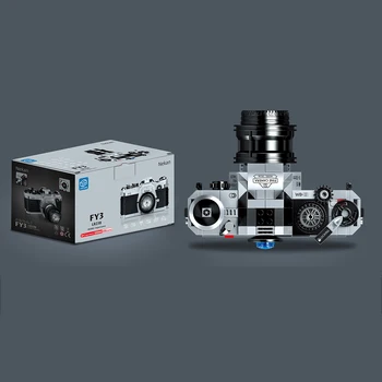 405Pcs Retro SLR Kameras Modeli Digitālās Fotokameras Celtniecības Bloki DIY Būvniecības Komplekts Bloķēt Ēkas Modeli Komplekti Bērniem Dzimšanas dienas Dāvanas