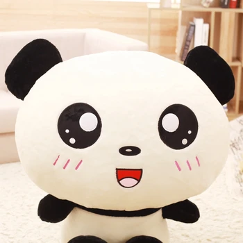 40cm, 50cm 70cm Super Kawaii Lielu Galvu Jauki Lāču Bērnu Mīkstas Plīša Panda Lelle Rotaļlietu Faniem Dāvanu