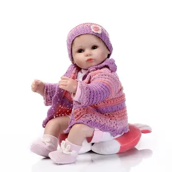 40cm bebe lelle atdzimis toddler mīksta silikona vinila atdzimis bērnu rotaļu Boneca modes princese baby lelle meitene rotaļlietu dzimšanas dienas dāvana
