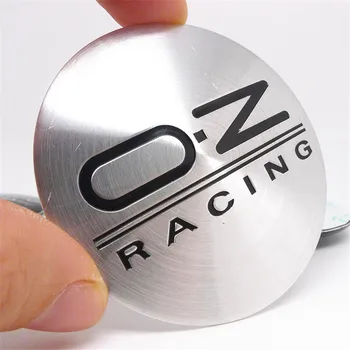 4gab OZ Racing Centrs Klp Uzlīme 55mm Riteņa Rumbas Vāciņu, Logo, Emblēmas Nozīmīti