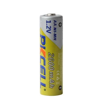 4gab/karte PKCELL AA Baterijas 1,2 V NI-MH 2600mAh 2A NIMH 1.2 Voltu AA Uzlādējamas Baterijas Baterias Bateria Baterijas