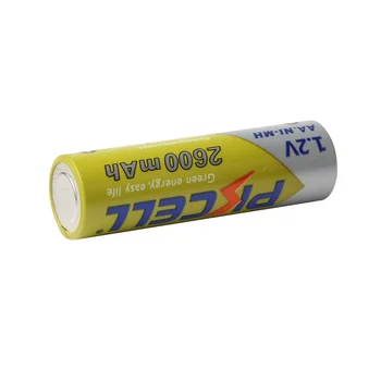 4gab/karte PKCELL AA Baterijas 1,2 V NI-MH 2600mAh 2A NIMH 1.2 Voltu AA Uzlādējamas Baterijas Baterias Bateria Baterijas