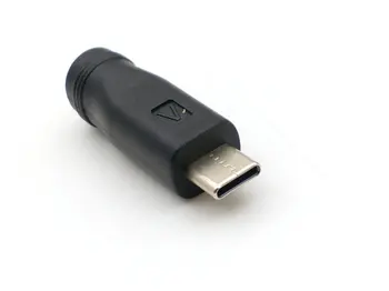 5.5 mm x 2.1 mm Iekšējais DC Sieviešu USB Type C 3.1 Vīriešu Jauda Uzlādes Kabelis, Adapteris Jaunas