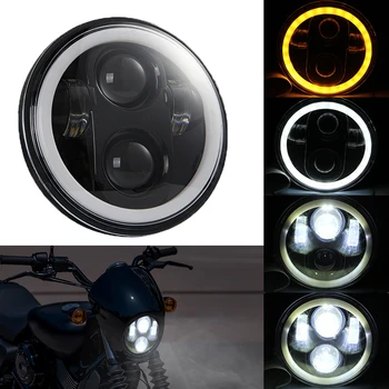 5.75 Collu Augstas / Zemas LED Projektors, Lukturu Par Harley Davidson Dyna Sportster 883 750 Triumfs Softail Motocikls Lukturis