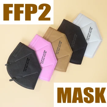 5-Slāņu Mmask Mascarillas FFP2 маска Muti Maske Drošības Maskas mīksto 95% Filtrēšanas pm2.5 ffp2mask Putekļu Sejas maska masque