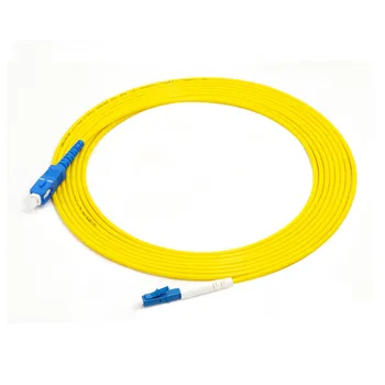 50 GAB. Fiber Optic patch cord single mode simplex, SC, LC Optisko jumper cable sm sx 1 3 5 10 20 metrus Ftth Bezmaksas Piegāde