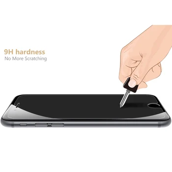 50 gab. Vairumtirdzniecības 9H 2.5 D Rūdīta Stikla iPhone6 6S 5 5s 4s 7 8 ekrāna aizsargs Filmu iphone 7 plus iphone X