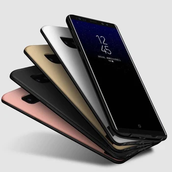 5000mAh Bateriju Lādētāju, Ja Samsung Galaxy S8 S9 Portatīvo Uzlādes Jauda Banka 6500mAh Tālruņa Akumulatora Gadījumā S8 S9 Plus