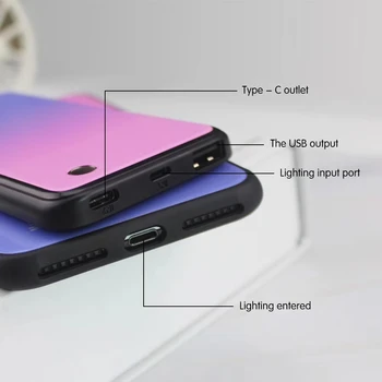 5000mAh Magnētisko Spēku Bankas Lietā Samsung Galaxy Note 10, Plus Bezvadu Uzlāde, Akumulatora korpusa Samsung Note 10 Powerbank