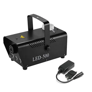 500W LED RGB Bezvadu tālvadību, Miglas Mašīnu Sūknis DJ Diskotēka Dūmu Mašīna Partiju Kāzu Apgaismojuma Efektu Posmā LED Fogger