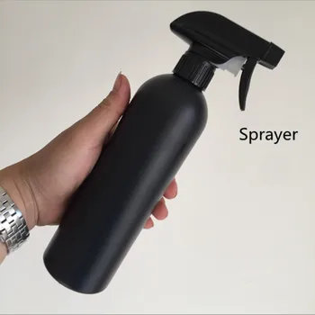 500ml Tukšs Melns Aerosols plastmasas pudeli Auto Cleaner spray Mazgāt Virtuves Friziera Ūdens Smidzinātājs Uzpildāmas Pudeles Ar Miglu Smidzinātājs