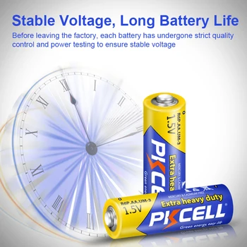 50GAB PKCELL AA baterijas 1,5 V aa Super Heavy Duty Oglekļa-cinka Baterijas aa R6P UM-3 Akumulatoru rotaļlietas , kameras , lāzera , flashligh