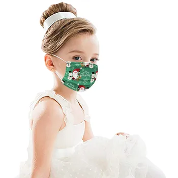 50PC Ziemassvētku Masku Vienreizējās lietošanas Sejas Maskas Bērnu Aizsardzības Masque Enfant Jetable Mascarillas Higienicas Homologadas 2021
