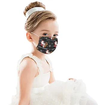 50PC Ziemassvētku Masku Vienreizējās lietošanas Sejas Maskas Bērnu Aizsardzības Masque Enfant Jetable Mascarillas Higienicas Homologadas 2021