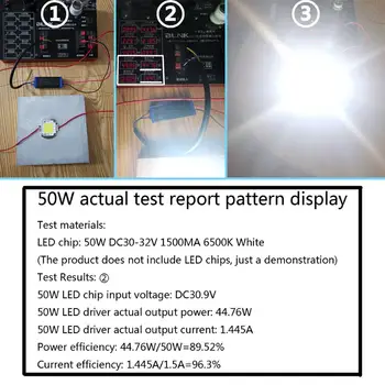 50W 30W 20W Ūdensizturīgs IP65 LED driver AC220V Barošanas nemainīga strāva DC24-36V LED apgaismojums transformatoru DIY