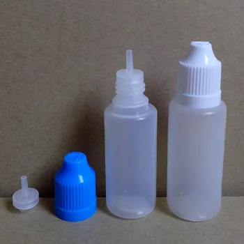 50gab Plastmasas Pudeles Pilinātāju 15ml E-sula Acu Pilienu Pudelīte Ar bērnu aizsardzībai paredzētām Klp E Šķidro Tukšu Pudeli 15ml